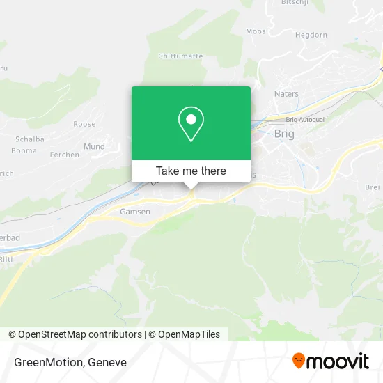 GreenMotion map
