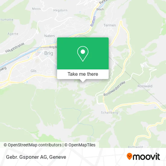 Gebr. Gsponer AG map