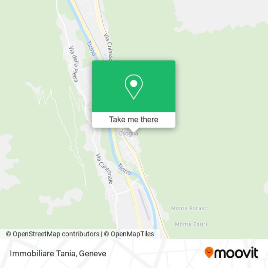 Immobiliare Tania map