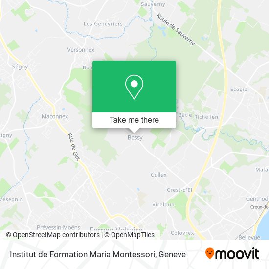 Institut de Formation Maria Montessori map