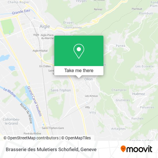 Brasserie des Muletiers Schofield map