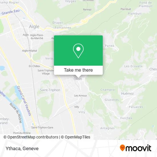 Ythaca map