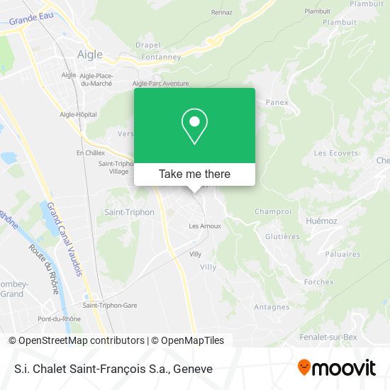 S.i. Chalet Saint-François S.a. map
