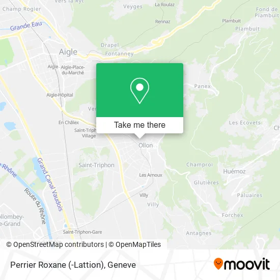 Perrier Roxane (-Lattion) map