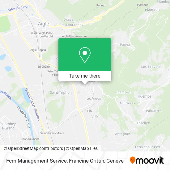 Fcm Management Service, Francine Crittin map