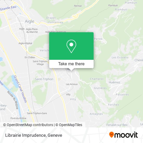 Librairie Imprudence map