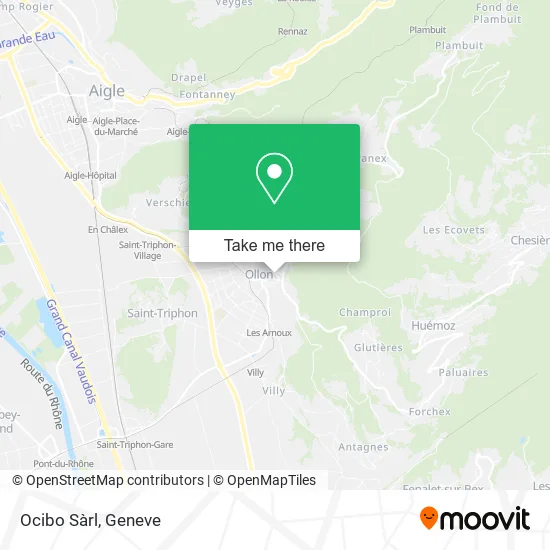 Ocibo Sàrl map