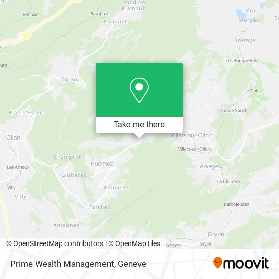 Prime Wealth Management map