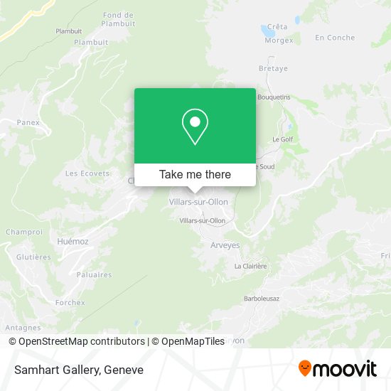 Samhart Gallery map