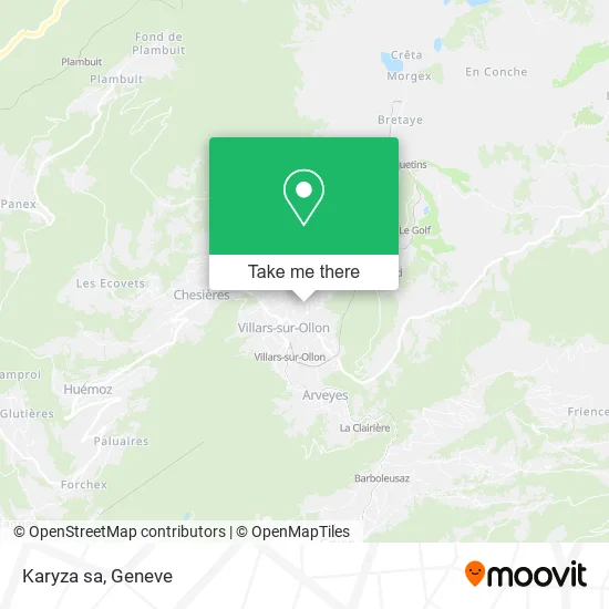 Karyza sa map