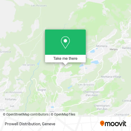 Prowell Distribution map