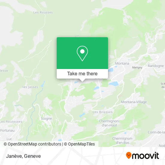 Janève map