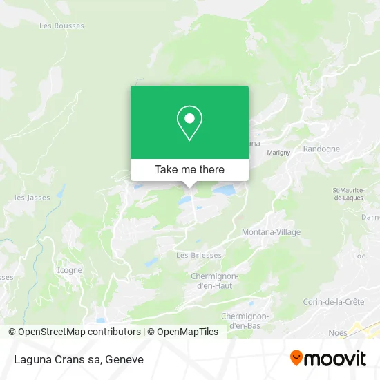 Laguna Crans sa map