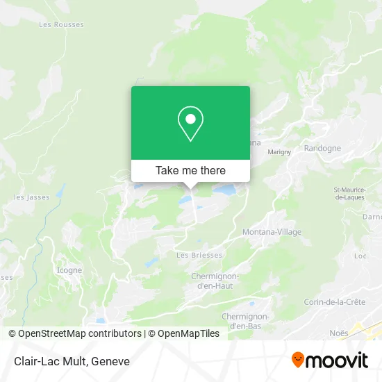 Clair-Lac Mult map