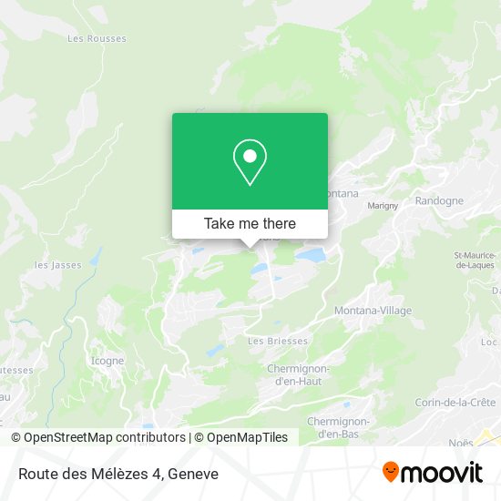 Route des Mélèzes 4 map