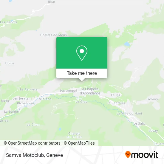 Samva Motoclub map