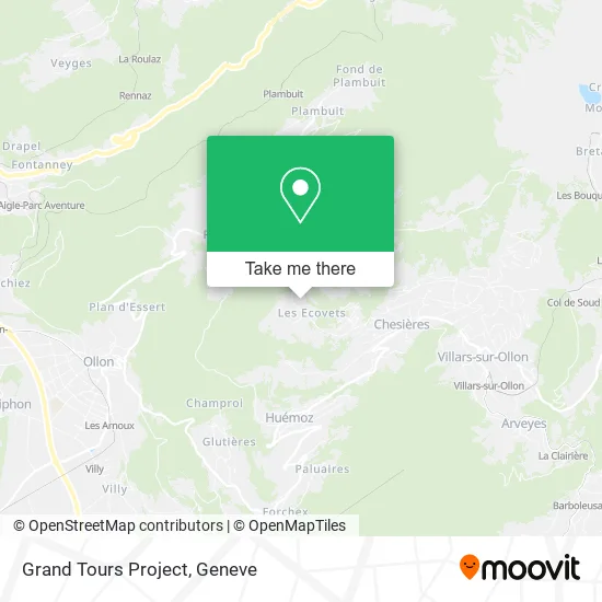 Grand Tours Project map