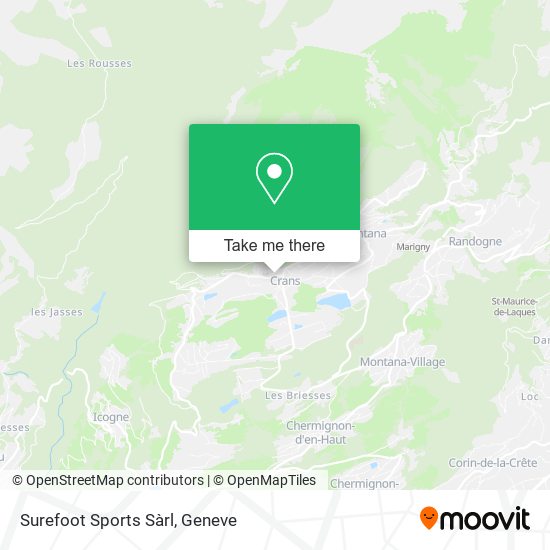 Surefoot Sports Sàrl map