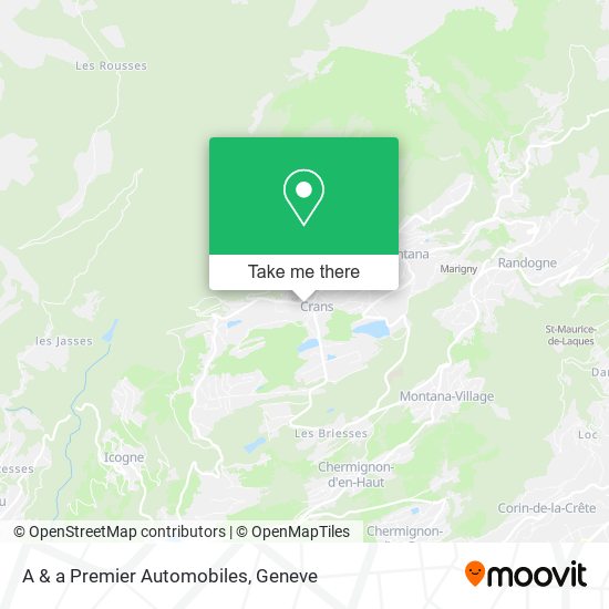 A & a Premier Automobiles map