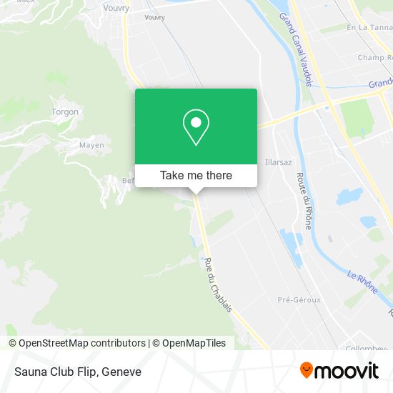Sauna Club Flip map