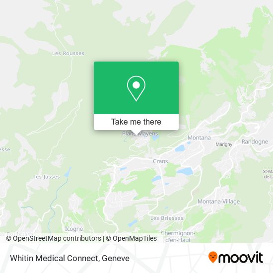 Whitin Medical Connect map