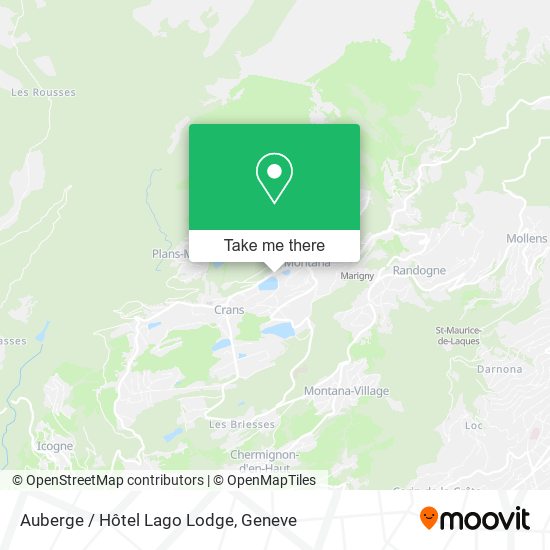 Auberge / Hôtel Lago Lodge plan