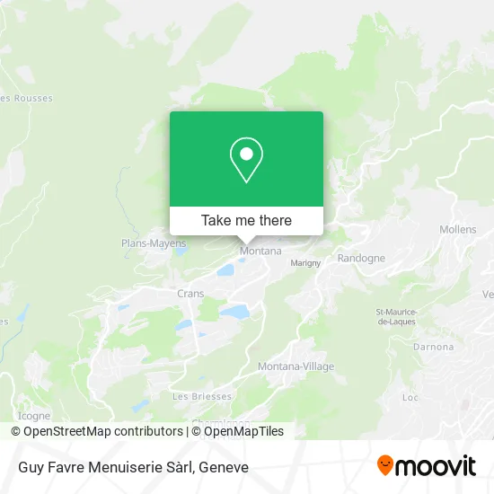 Guy Favre Menuiserie Sàrl map
