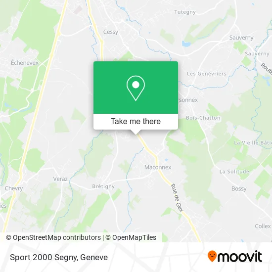Sport 2000 Segny map