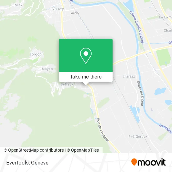 Evertools map