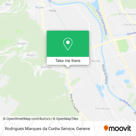 Rodrigues Marques da Cunha Service map