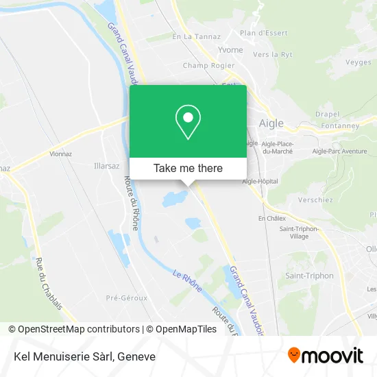 Kel Menuiserie Sàrl map