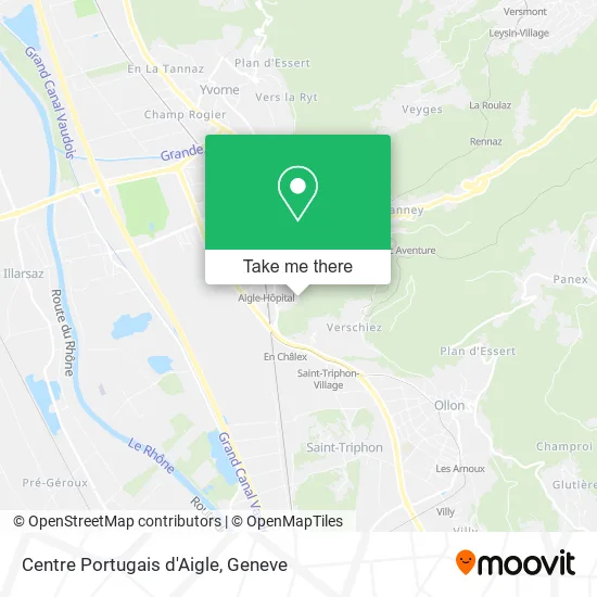 Centre Portugais d'Aigle map