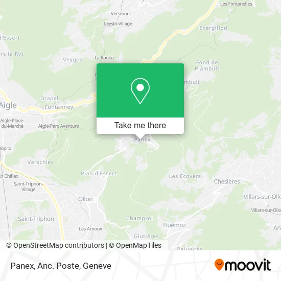 Panex, Anc. Poste map