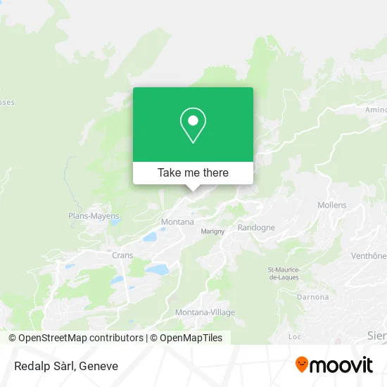 Redalp Sàrl map