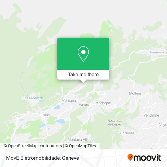 MovE Eletromobilidade map