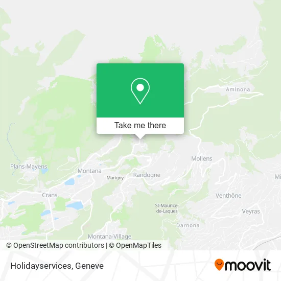 Holidayservices map