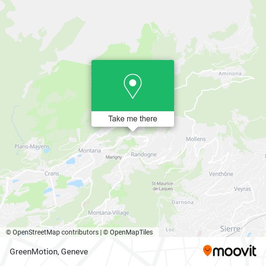 GreenMotion map