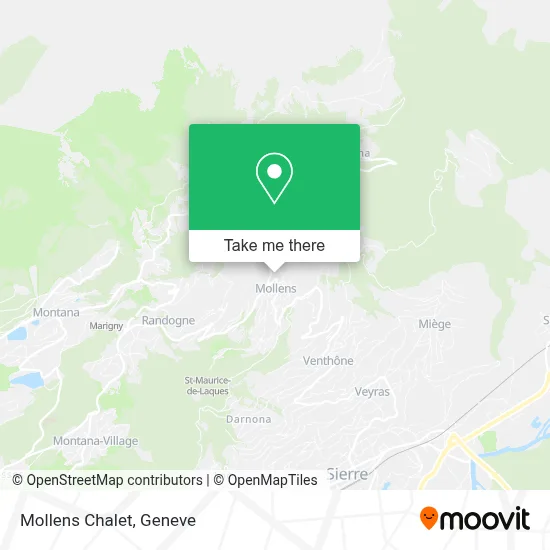 Mollens Chalet map