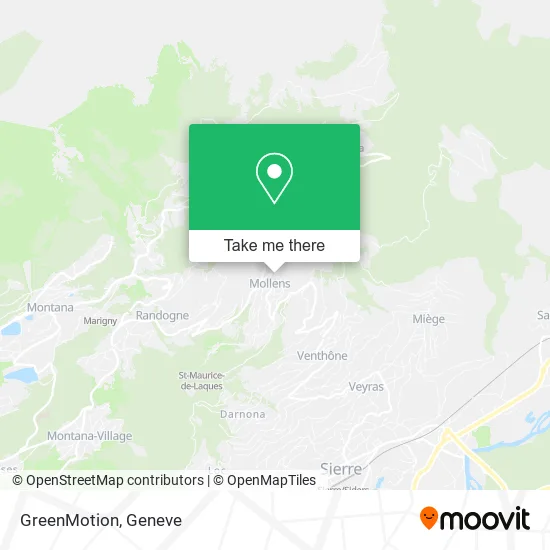 GreenMotion map