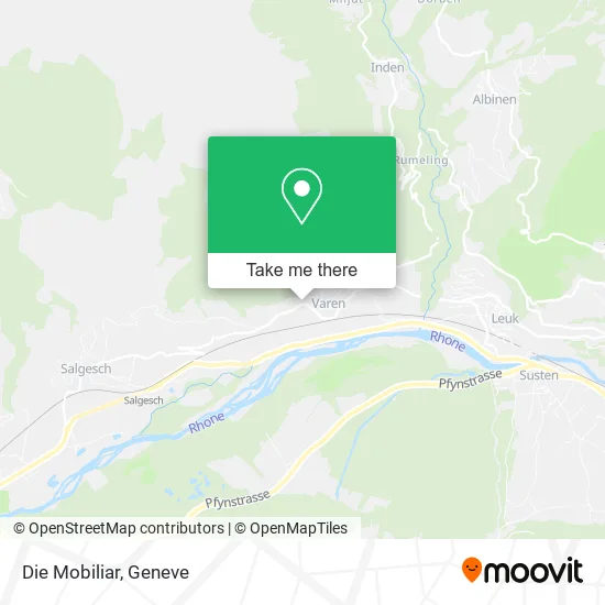 Die Mobiliar map