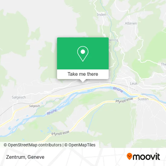 Zentrum map