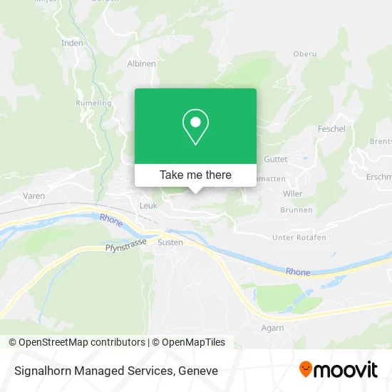 Signalhorn Managed Services map