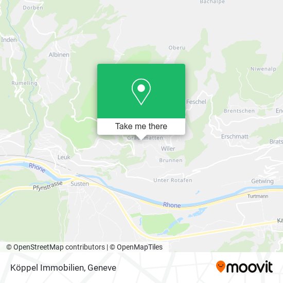 Köppel Immobilien map