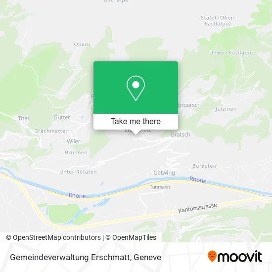 Gemeindeverwaltung Erschmatt map