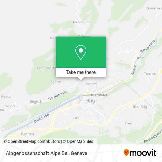 Alpgenossenschaft Alpe Bel map