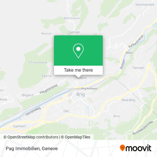 Pag Immobilien map