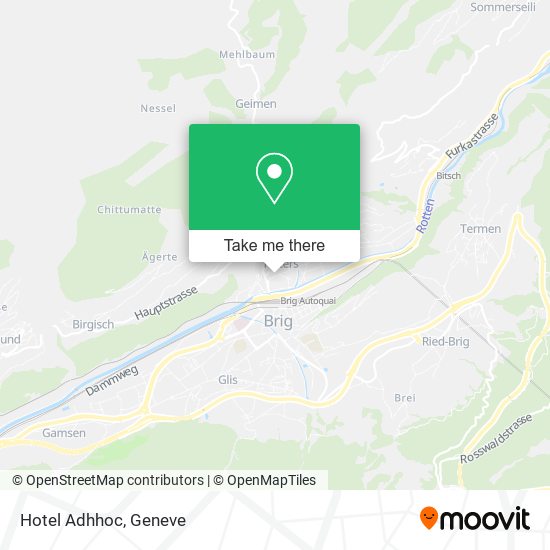 Hotel Adhhoc map