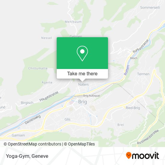 Yoga-Gym map