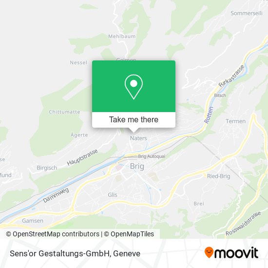 Sens'or Gestaltungs-GmbH map