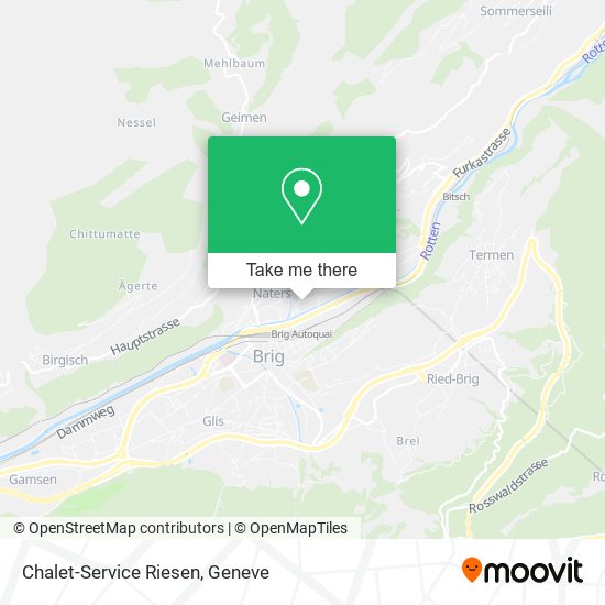 Chalet-Service Riesen map
